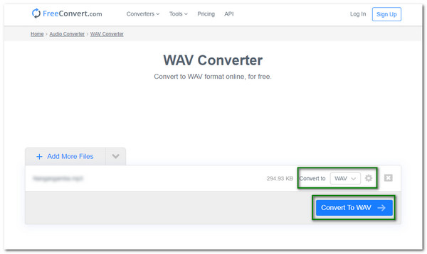 Convertir M4A a WAV Freeconvert