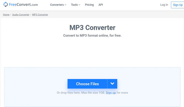 Choose Files FreeConvert