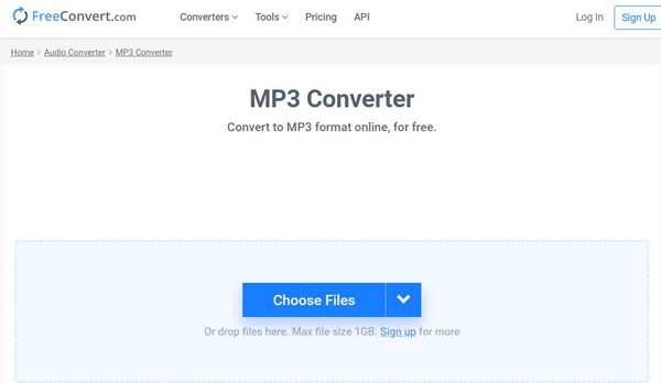 Pilih Files FreeConvert