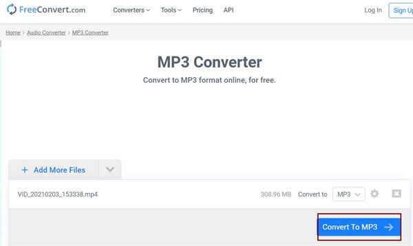 Wav в MP3 FreeConvert