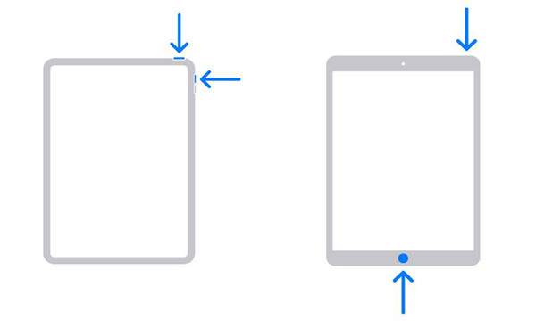 Faça uma captura de tela do FaceTime no iPad