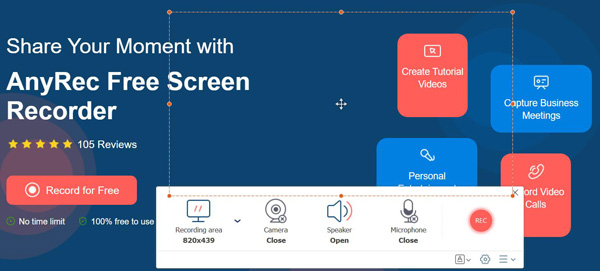 AnyRec Free Screen Recorder 