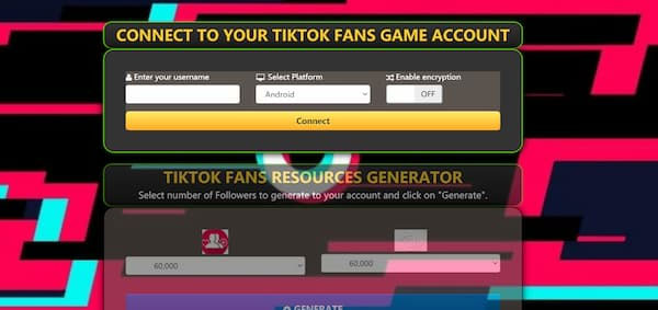 Générateur de fans TikTok