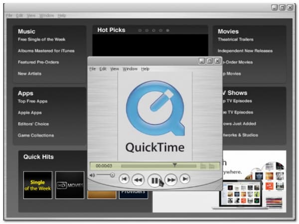 Trình ghi màn hình trò chơi QuickTime Player