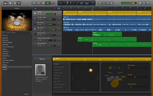 Gelombang Bunyi Garageband