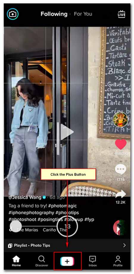 Bouton Tiktok Pictures Plus