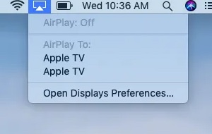 Mac'te Airplay'i kullanın