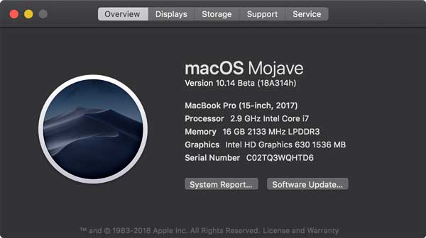 Macos Mojave Update