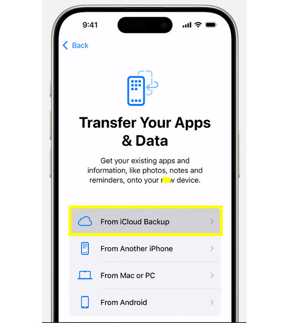 Backup iCloud Trasferisci i contatti da iPhone a iPhone