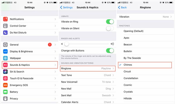 Change Ringtone on iPhone