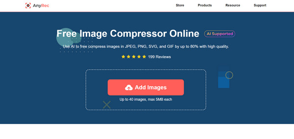 AnyRec無料オンライン画像コンプレッサー