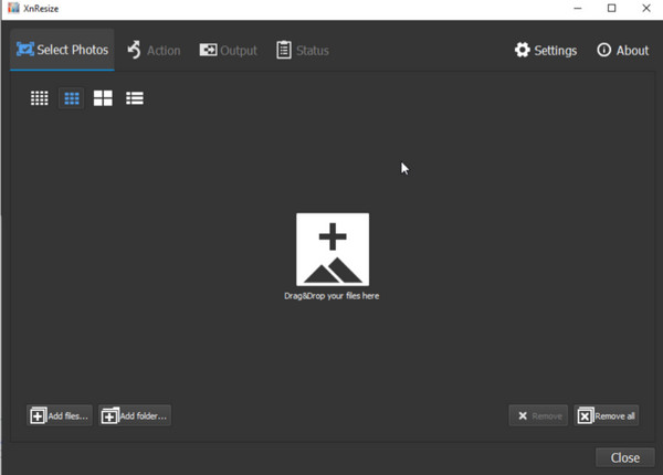デスクトップ XnResize 一括画像リサイズツール