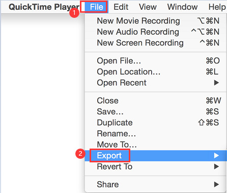 Quicktime Convert MP4