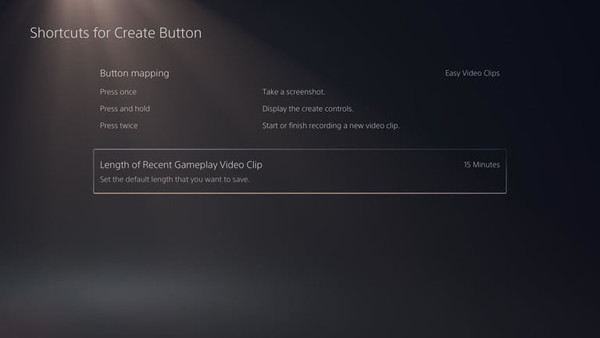 Adjust the Recording Time on PS5