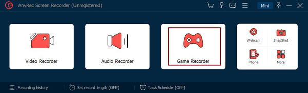 Choose the Game Recorder