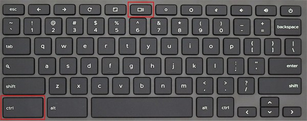 ทางลัดในการจับภาพหน้าจอแบบเต็มบน Chromebook