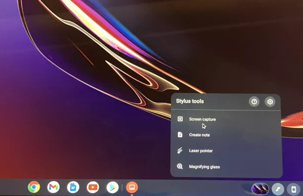 Στυλό στυλό στο Chromebook