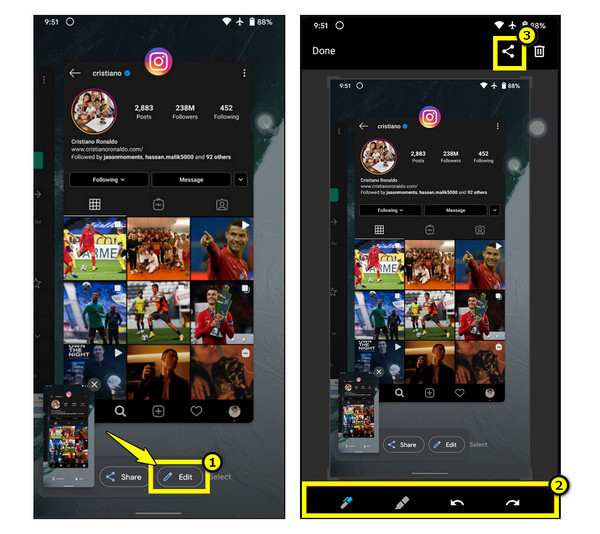 編輯與分享 Android 截圖