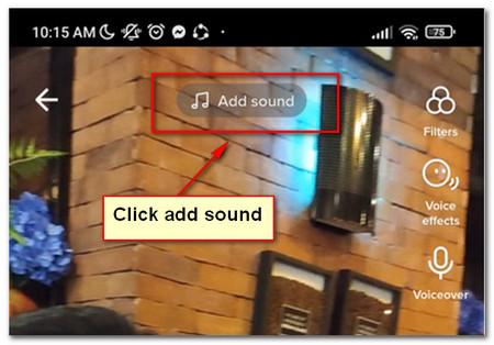 Tiktok Trim Audio Nhấp vào Thêm âm thanh