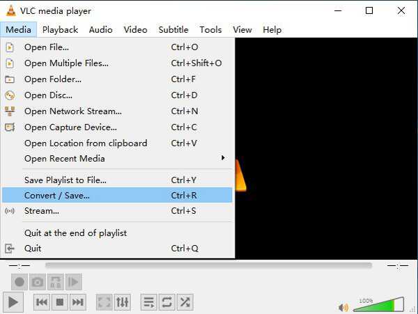 VLC Media Convert Simpan